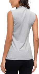 img 1 attached to MoFiz Womens Tennis Sleeveless T Shirt Sports & Fitness and Team Sports