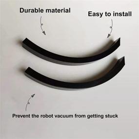 img 2 attached to Piaolgyi 2PCS Robot Roomba Bumper Extenders - Prevent Vacuum Cleaner Stuck, 1 Inch Tall