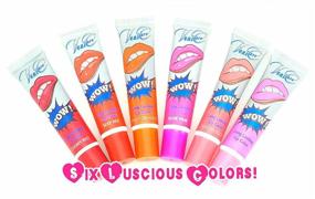 img 2 attached to 💄 Peel Off Tattoo Magic Color Mask: Waterproof Long Lasting Lip Gloss in 6 Vibrant Shades
