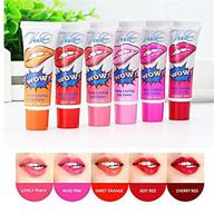 💄 peel off tattoo magic color mask: waterproof long lasting lip gloss in 6 vibrant shades logo