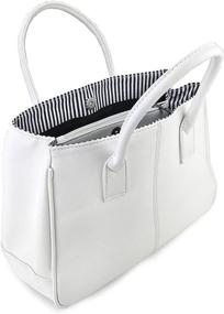 img 2 attached to Hoxis Classical Minimalist Pebbled Magnetic Women's Handbags & Wallets for Totes