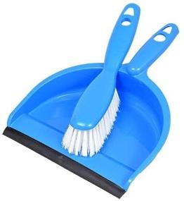 img 1 attached to 🧹 2-Piece Dustpan and Brush Set for Hardwood Floors, Tiles, Dining Tables, Sofas | Ideal for Home Kitchen, Restaurants, Hotels, Schools, Hospitals, Offices, and Housekeeping | Perfect for Boys and Girls