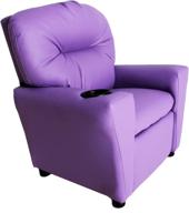 🪑 jc home paso kids recliner: small, stylish & comfortable in light purple logo