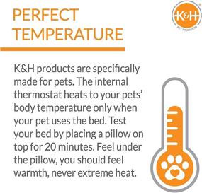 img 1 attached to 🐱 K&amp;H PET PRODUCTS Thermo-Kitty Cuddle Up Cozy Bed