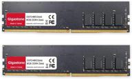 gigastone ddr4 16gb (8gbx2) 2666mhz pc4-21300 cl19 1.2v udimm: desktop memory module ram upgrade kit логотип