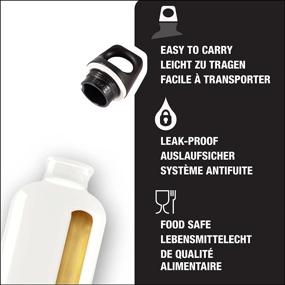 img 2 attached to 🚰 SIGG Traveller White Water Bottle (0.6 L): Pollutant-Free, Leakproof Metal Bottle for Travel & More