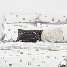 img 3 attached to Splendid Home Crosshatch Comforter Ivory