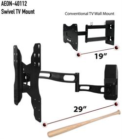 img 3 attached to Aeon Full Motion Wall Mount with 29-Inch Extension for 32-65 Inch TV - Sturdy Mounting Solution for Enhanced Viewing Experience