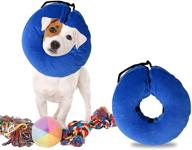 🐾 laboratory 29 inflatable dog collar: soft cone for dogs and cats - washable, bite and scratch resistant - ideal for dog surgery recovery logo