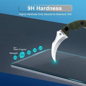img 2 attached to 🔒 High-Quality Tempered Glass Screen Protector for MacBook Air 13 2021-2018 & MacBook Pro 13 2021-2016 Models - A Must-Have for Ultimate Protection [No Bubble, 9H Hardness]
