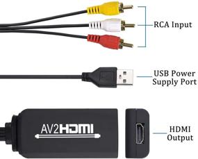 img 1 attached to Converter Composite Adapter Supports Chromecast Television & Video and Television Accessories