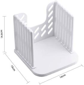 img 1 attached to Effortless Bread Slicing: Amyhome Bread Slicer - Adjustable Thicknesses, Easy-to-Use Sandwich Maker, Bagel Loaf & Toast Cutter (White)