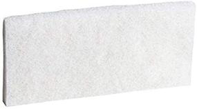 img 1 attached to 🧽 3M 8440 Doodlebug Cleaning Pad, 4.6" x 10" - 5-Pack, White: Efficient Cleaning Solution for Multiple Surfaces