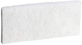 img 2 attached to 🧽 3M 8440 Doodlebug Cleaning Pad, 4.6" x 10" - 5-Pack, White: Efficient Cleaning Solution for Multiple Surfaces