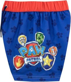 img 1 attached to 🐾 Chase, Marshall & Group Two Piece Swim Set for Boys from Paw Patrol