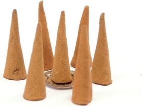 img 3 attached to 🪔 Deluxe Sandalwood Incense Cones - One Box: Captivate Your Senses