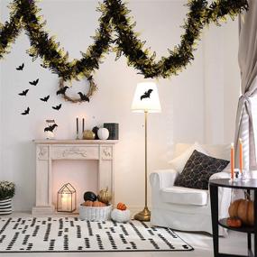 img 3 attached to WISTART Halloween Garland Metallic Decorations Seasonal Decor