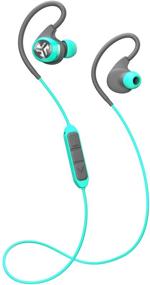 img 3 attached to 🎧 JLab Audio Epic2 Беспроводные спортивные наушники Bluetooth 4.0 - цвет бирюзовый | Гарантированное качество | Водонепроницаемость IPX5 | Пропусков в звучании нет | Идеальные драйверы High-Performance 8mm | До 12 часов проигрывания с микрофоном