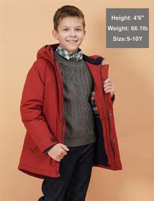 img 2 attached to Maoo Garden Winter Quilted Boys' Clothing and Jackets & Coats: Stay Warm in Style