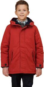 img 4 attached to Maoo Garden Winter Quilted Boys' Clothing and Jackets & Coats: Stay Warm in Style