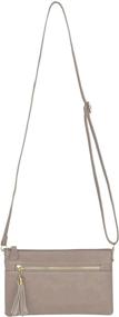 img 3 attached to Womens Lightweight Compartment Wristlet Crossbody Women's Handbags & Wallets and Wristlets