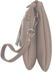 img 1 attached to Womens Lightweight Compartment Wristlet Crossbody Women's Handbags & Wallets and Wristlets