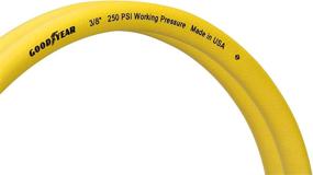 img 1 attached to 🚀 Goodyear Rubber Whip Hose Yellow - Reliable and Durable Air Tool Accessory