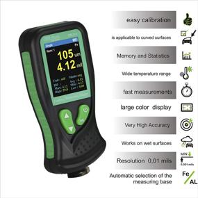 img 2 attached to 📏 Enhanced Coating Thickness Gauge CM 206FH by VVV Group