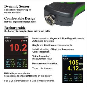 img 1 attached to 📏 Enhanced Coating Thickness Gauge CM 206FH by VVV Group