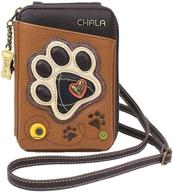 chala handbags paw print wallet crossbody 🐾 handbag: convertible strap for dog moms and dog lovers logo