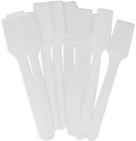 img 1 attached to 🎨 Artist's Choice Cosmetic Spatulas - Pack of 108 Disposable Mini Spatulas for Easy Cosmetic Division and Cream Removal