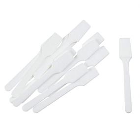 img 4 attached to 🎨 Artist's Choice Cosmetic Spatulas - Pack of 108 Disposable Mini Spatulas for Easy Cosmetic Division and Cream Removal