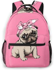 img 4 attached to FeHuew Cartoon Backpacks Bookbag Shoulder