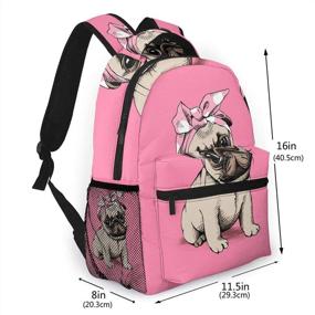 img 3 attached to FeHuew Cartoon Backpacks Bookbag Shoulder