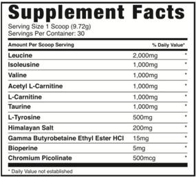 img 2 attached to Enhance Muscle Performance with Bucked Up BCAA RACKED™ Branch Chained Amino Acids