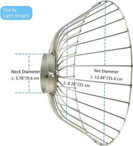img 3 attached to 🚣 BXI Propeller's Safety Cage: Ultimate Protection against Trolling Motor Propeller Damage & Aquatic Obstructions for Canoes, Kayaks, and Boats