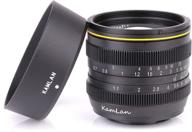 📷 kamlan 50mm f1.1 aps-c large aperture manual focus lens: ideal standard lens for canon ef-m mount mirrorless cameras logo