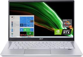 img 4 attached to 🖥️ Acer Swift X SFX14-41G-R1S6 Creator Laptop, 14-inch Full HD 100% sRGB, AMD Ryzen 7 5800U, NVIDIA RTX 3050Ti Laptop GPU, 16GB LPDDR4X, 512GB SSD, Wi-Fi 6, Backlit Keyboard, Amazon Alexa, Windows 10 Home with Improved SEO