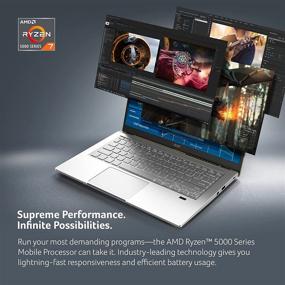 img 3 attached to 🖥️ Acer Swift X SFX14-41G-R1S6 Creator Laptop, 14-inch Full HD 100% sRGB, AMD Ryzen 7 5800U, NVIDIA RTX 3050Ti Laptop GPU, 16GB LPDDR4X, 512GB SSD, Wi-Fi 6, Backlit Keyboard, Amazon Alexa, Windows 10 Home with Improved SEO