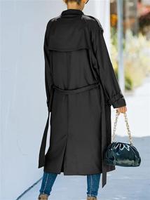 img 2 attached to 🧥 Makkrom Women's Windproof Classic Overcoat in Coats, Jackets & Vests - Fashionable Outerwear