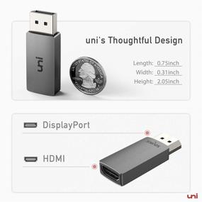 img 1 attached to 🔌 Uni-Directional DisplayPort Converter: Compatible for Enhanced Connectivity