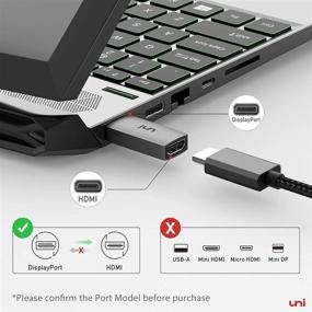 img 2 attached to 🔌 Uni-Directional DisplayPort Converter: Compatible for Enhanced Connectivity