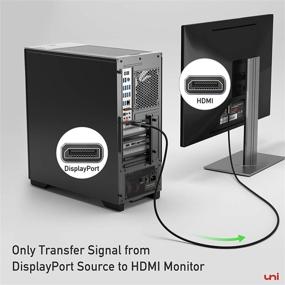 img 3 attached to 🔌 Uni-Directional DisplayPort Converter: Compatible for Enhanced Connectivity