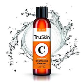 img 1 attached to 🍊 TruSkin Vitamin C Facial Cleanser: Brightening Anti-Aging Face Wash with Vitamin E, Tea Tree Oil, Rosehip Oil & Aloe Vera - Daily Use for UV Damage Protection & Acne Fighting, 4 fl oz