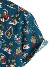 img 1 attached to 🌺 VATPAVE Floral Hawaiian Shirts Sleeve Men's Clothing: Stylish Shirts for Men