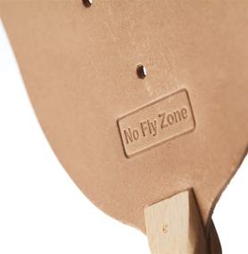 img 2 attached to Premium Heavy Duty Fly Swatter - Thick Leather Swat with Long-lasting Wooden Handle - Ensures Lifetime Use