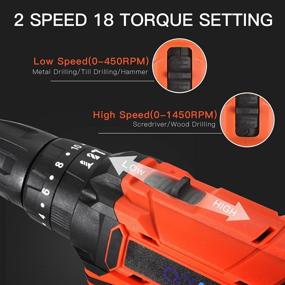 img 2 attached to Variable Cordless Battery Charging Drill