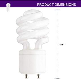img 3 attached to 💡 Dysmio Lighting Mini Twist LED Bulb 2 Pack