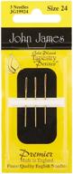 🧵 colonial needle jg199-24 gold tapestry petites hand needles size 24 3-pack logo