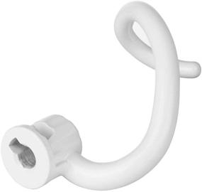 img 1 attached to 🔩 Coated Spiral Dough Hook Replacement for Kitchen Aid Mixer - Fits K5SS K5A KSM5 KS55 Pro 600, Dough Attachment for Kitchen aid Lift Stand Mixer, Compatible with kitchen Aid 5 qt / 6 qt Lift
